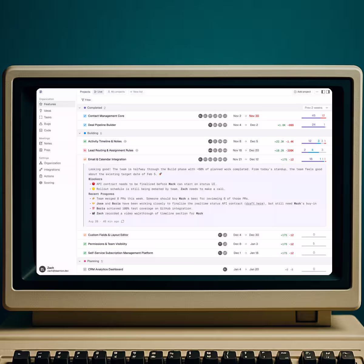 Daemon — Software observability for engineering teams.