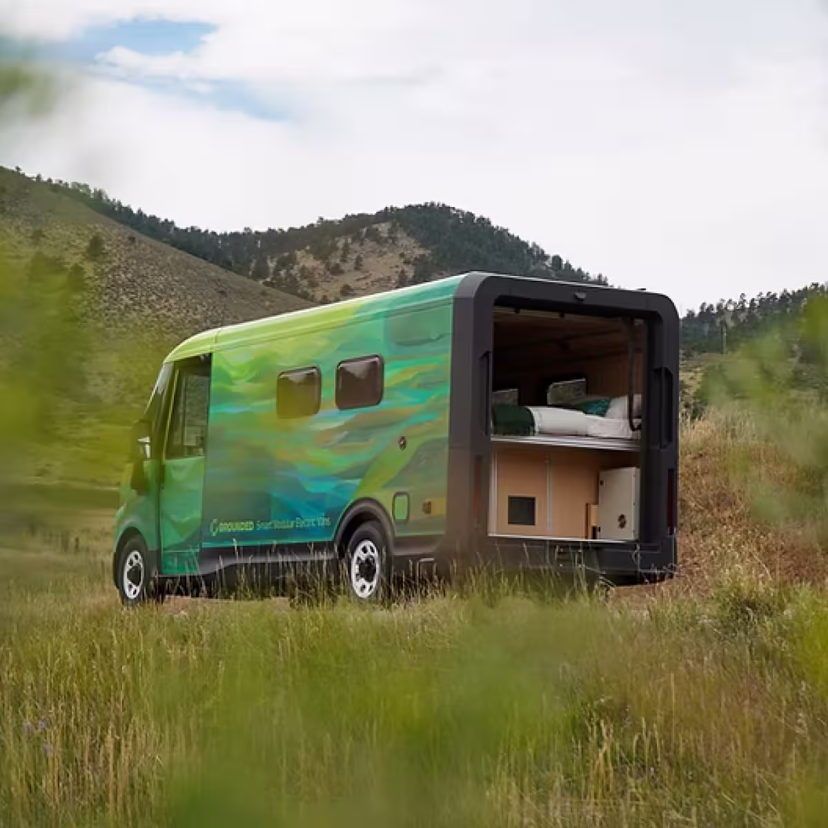 Grounded — EV covnersion vans.