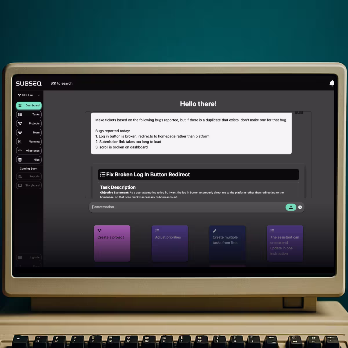 SubSeq — Product planning software.