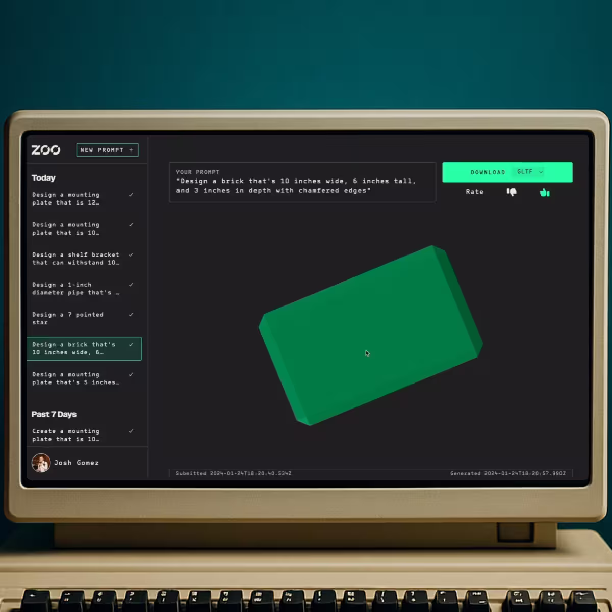 ZOO — Text to CAD software.