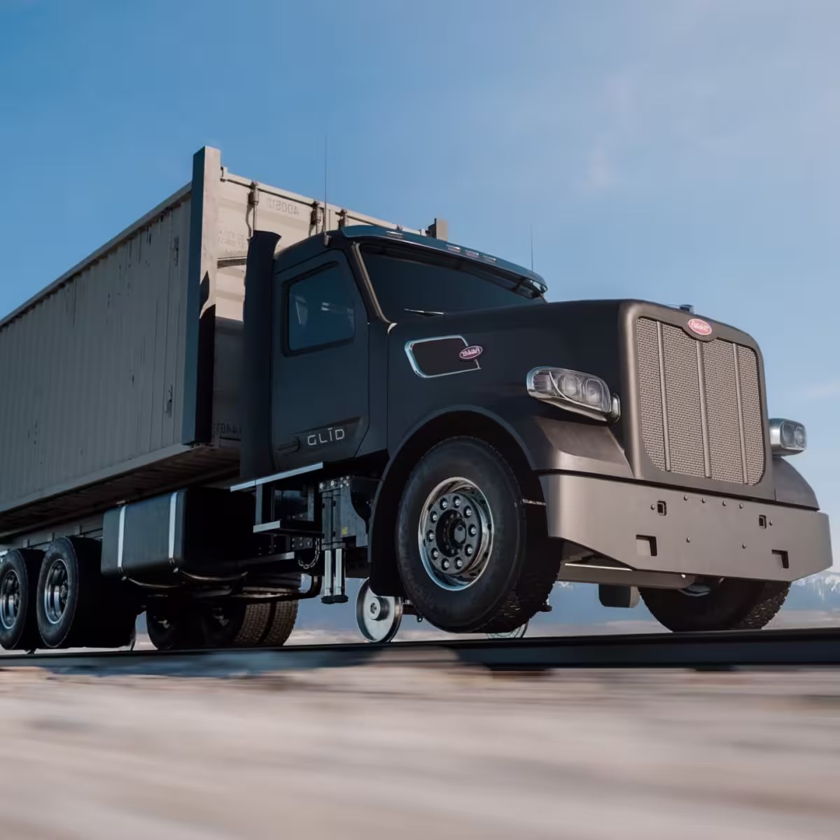 Glid — Trucks to drive on road & rail.