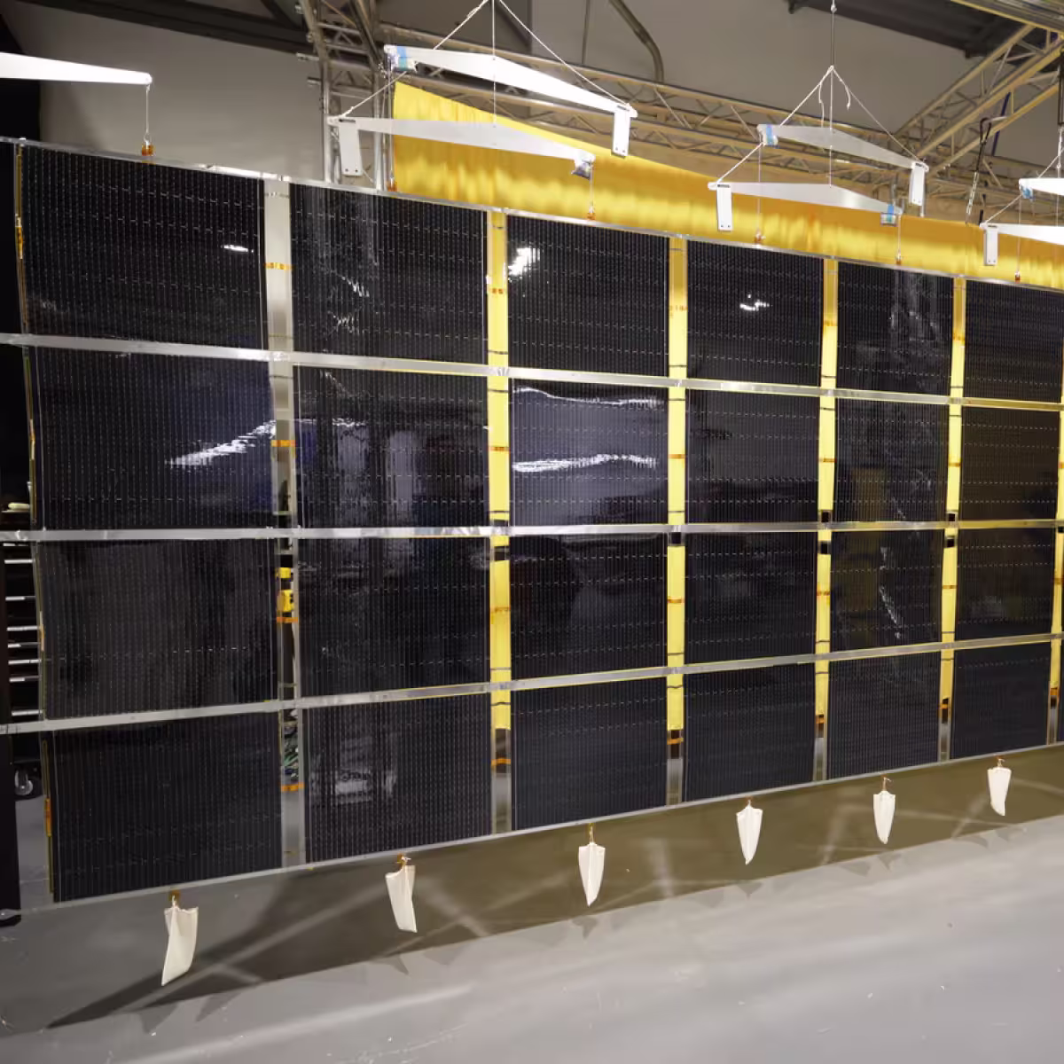 Source — Spacecraft solar arrays.