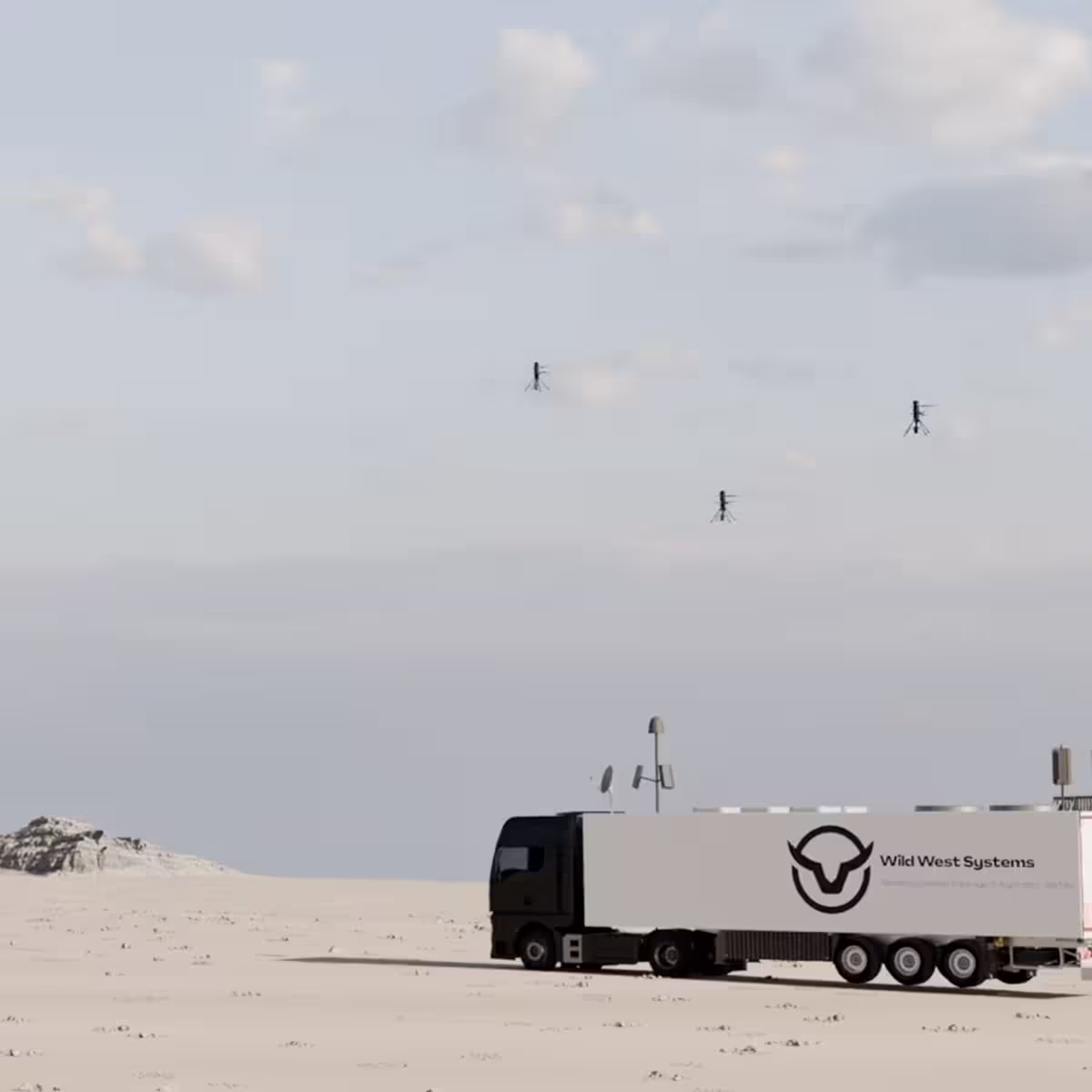 Wild West Systems — Anti-drone drone swarms.